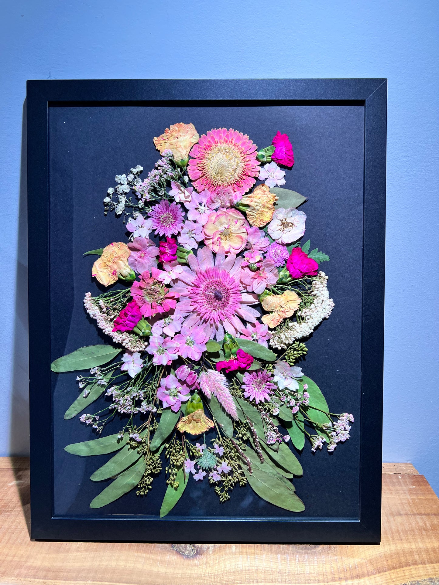 Cascade pink wedding bouquet