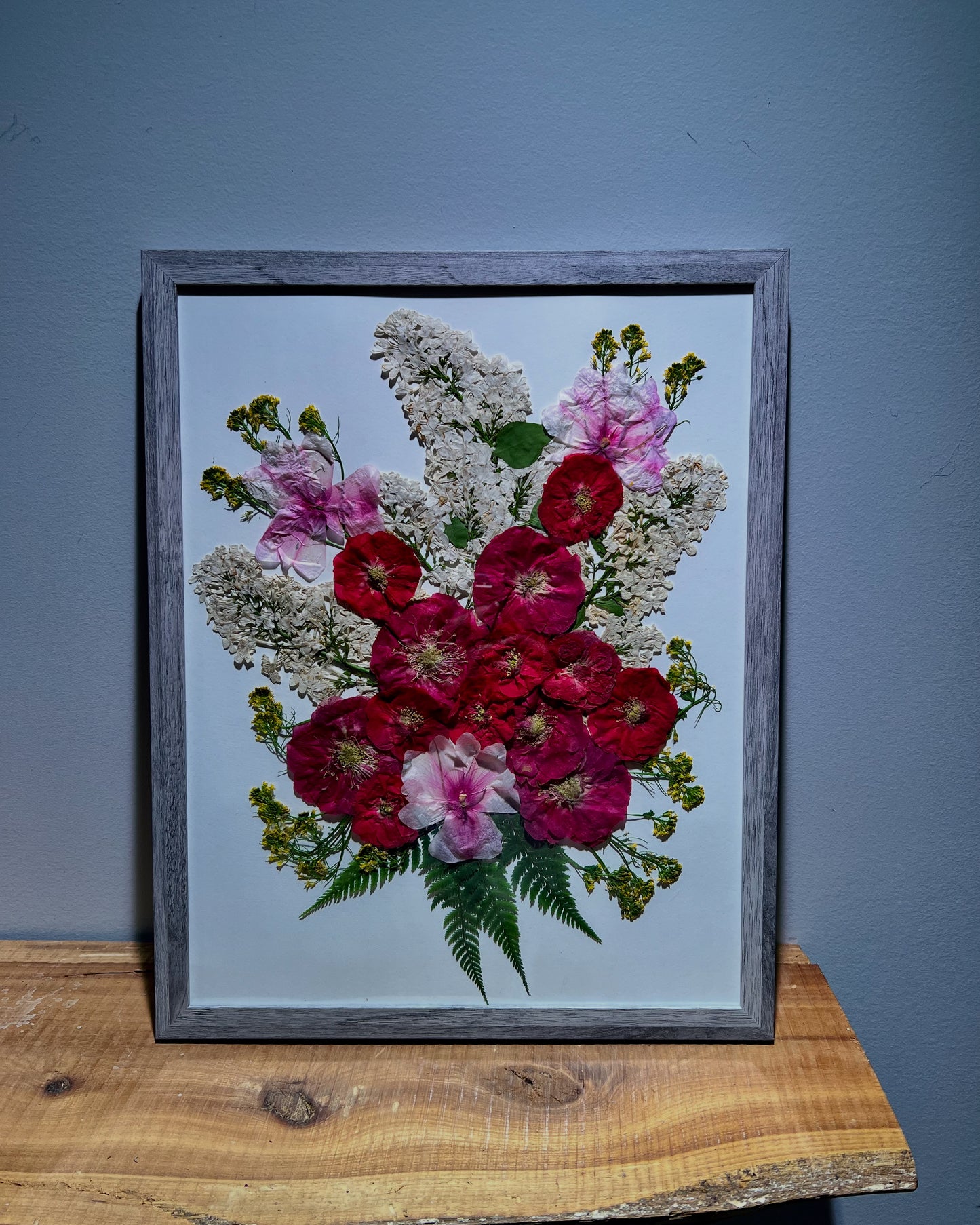 Scarlet quince bouquet