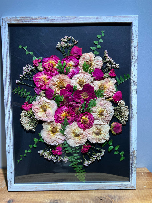 Pink wedding bouquet